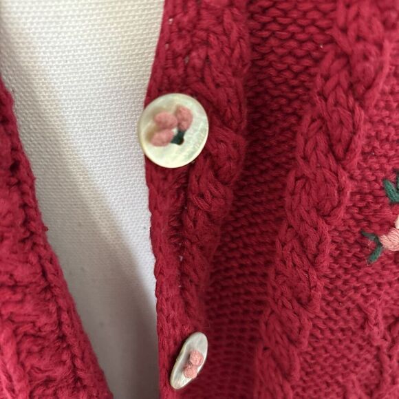 Vintage susan bristol new traditions sweater vest flowers womens 3W 3XL - Picture 2 of 6